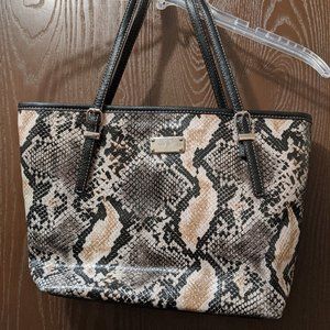 Nine West Snake Skin Handle Bag